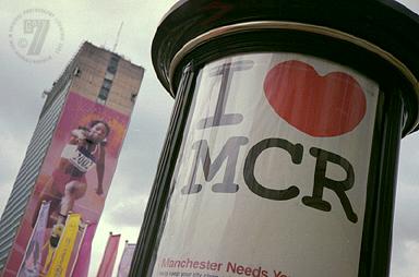 I love Manchester poster