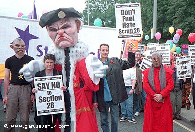 Angela Mason and Peter Tatchell