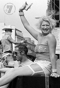 GayFest 2001: one of the GayFest parade floats