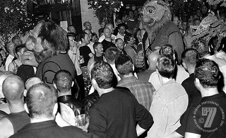 GayFest 2001: parade struggles through the crowds on Canal Street