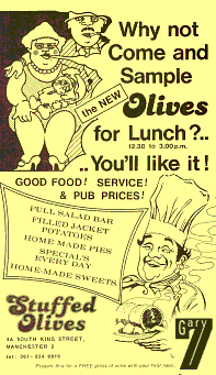 Stuffed Olives flyer